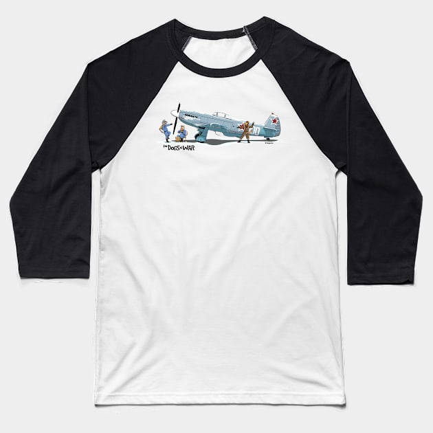 The Dogs of War: Yak 3 Baseball T-Shirt by Siegeworks